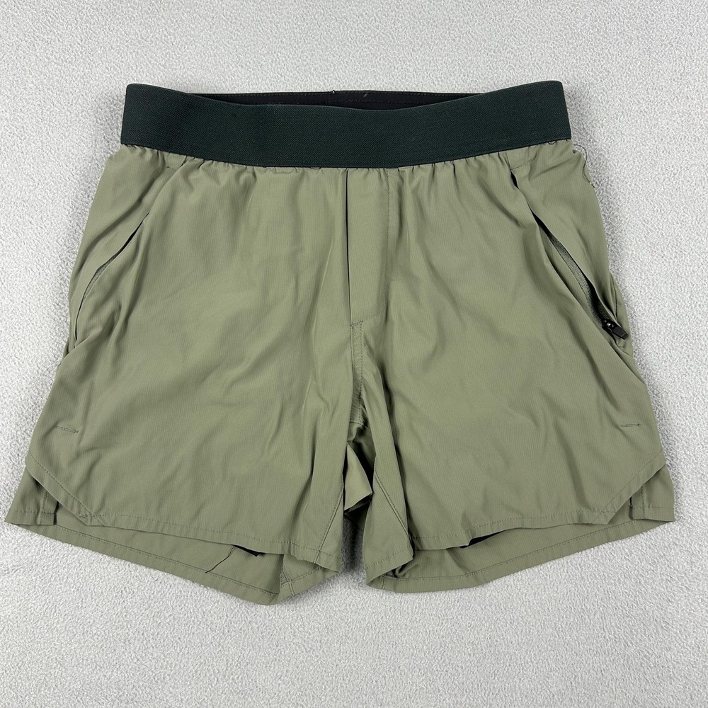 Ten Thousand Tactical Short Mens‎ XS Small Green Lined Performance Training Run
